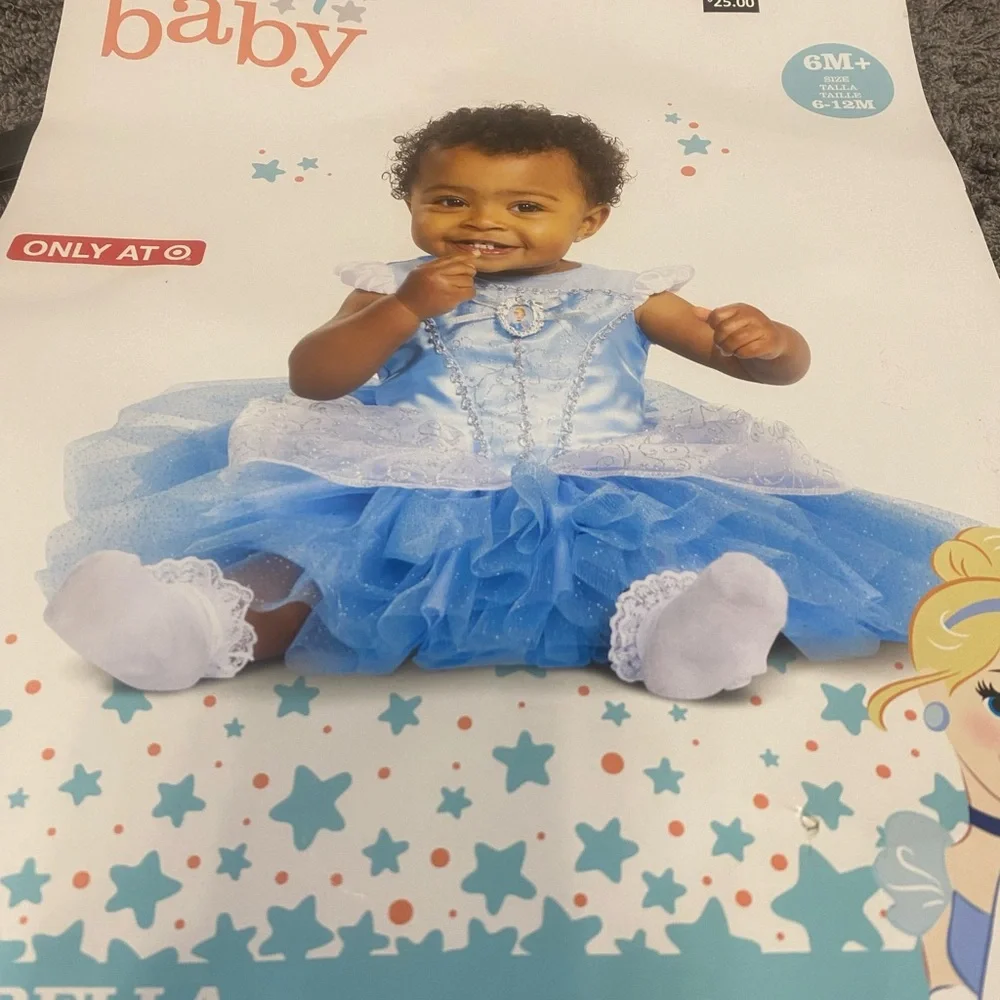 Disney Baby Cinderella Light Blue Tulle Tutu Costume